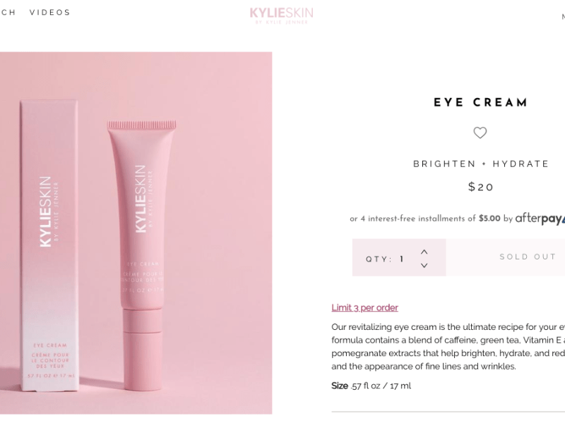 The Kylie Skin Eye&nbsp;Cream