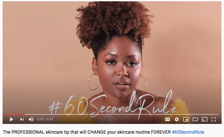 The #60SecondRule & My Favorite Skincare&nbsp;Products