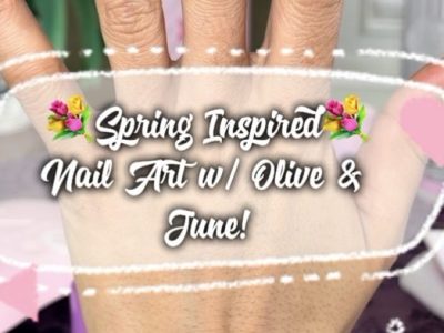 Purple Nail Art For&nbsp;Spring!